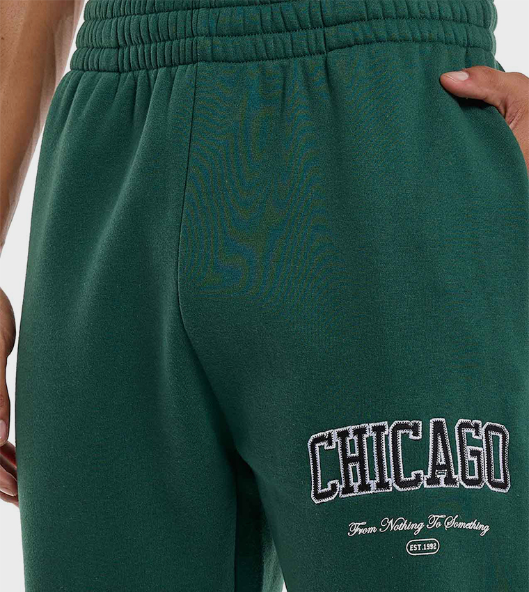 Printed Joggers with Drawstring Waist