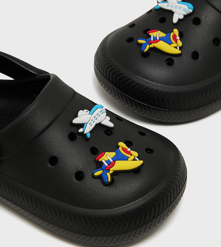 Jibbitz Detail Slingback Clogs