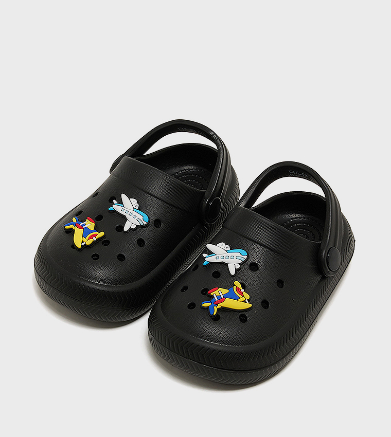 Jibbitz Detail Slingback Clogs