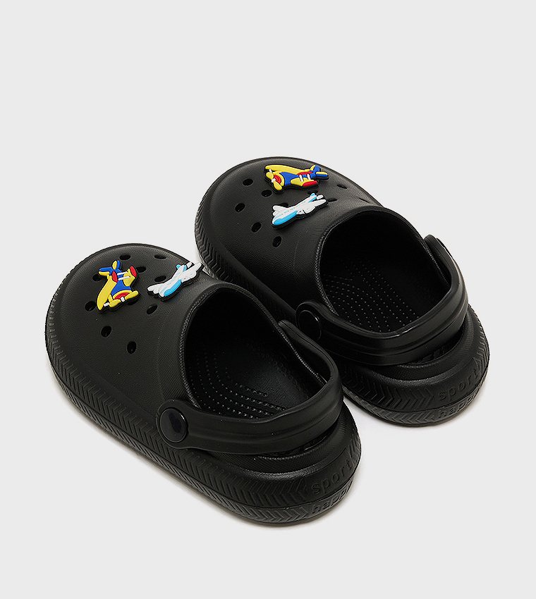 Jibbitz Detail Slingback Clogs