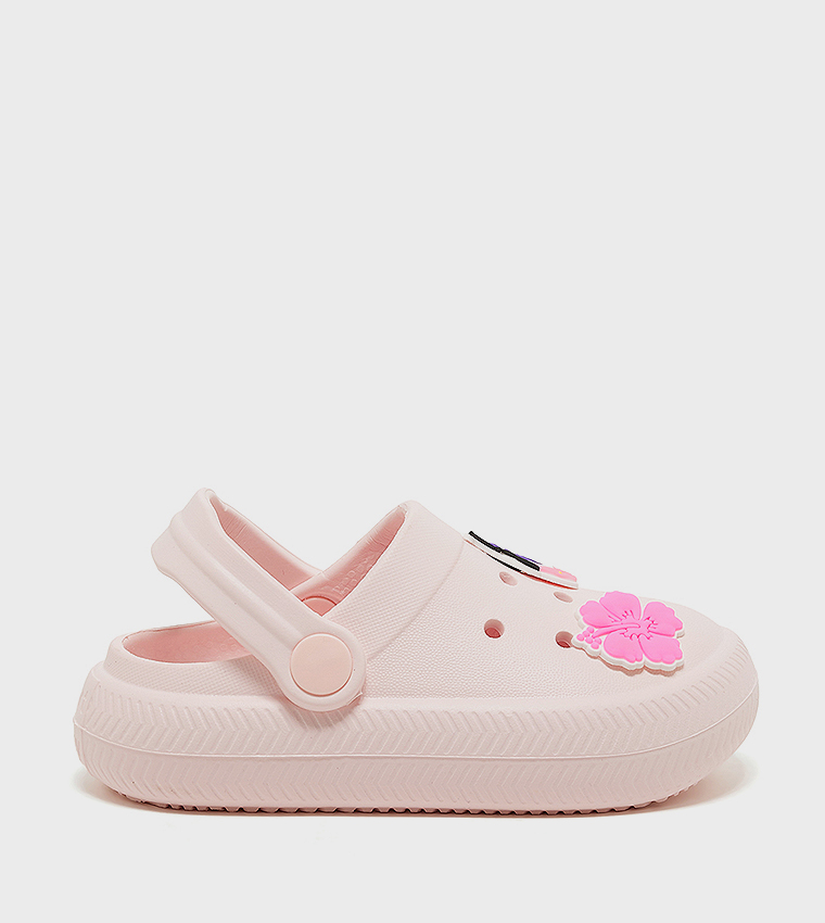 Jibbitz Detail Slingback Clogs