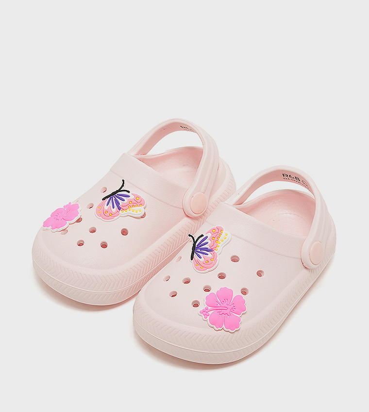 Jibbitz Detail Slingback Clogs