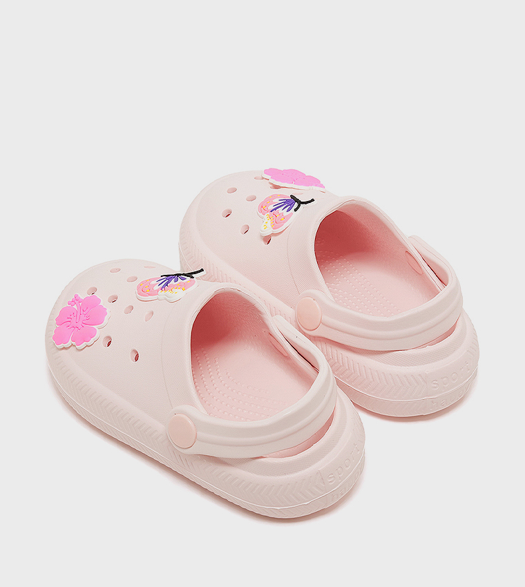 Jibbitz Detail Slingback Clogs