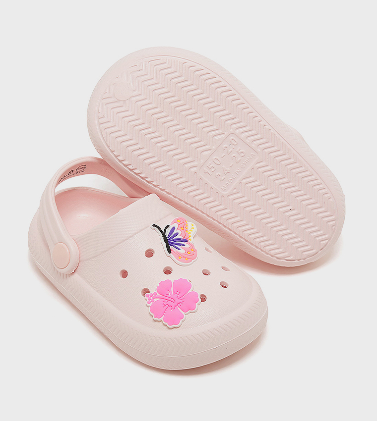 Jibbitz Detail Slingback Clogs