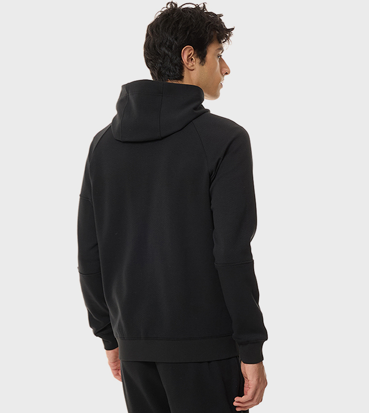 Print Detail Jacket with Zipper Closure