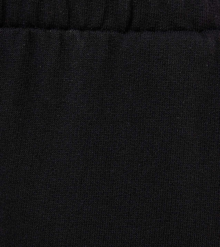 Solid Joggers with Drawstring Waist