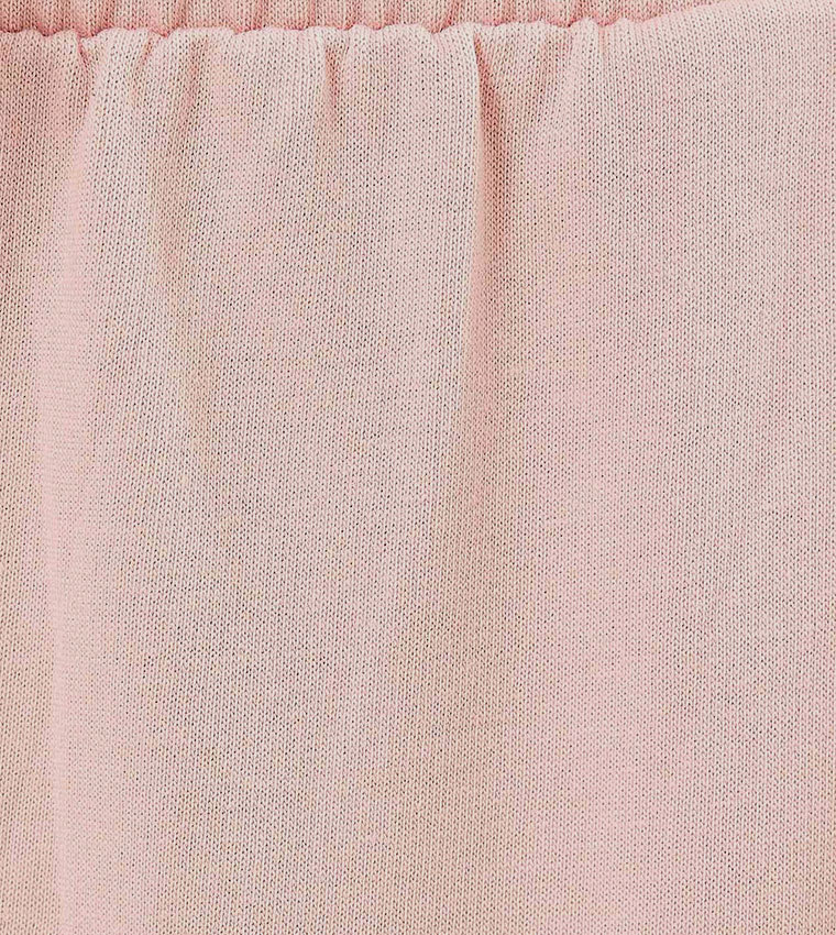 Solid Joggers with Drawstring Waist