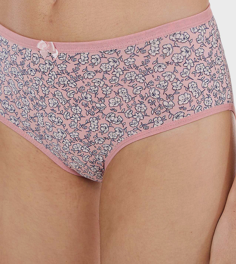 3 Pack Printed Bikini Briefs
