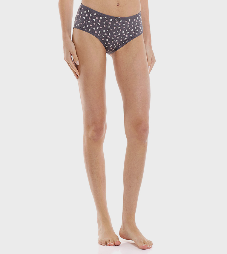 3 Pack Printed Bikini Briefs