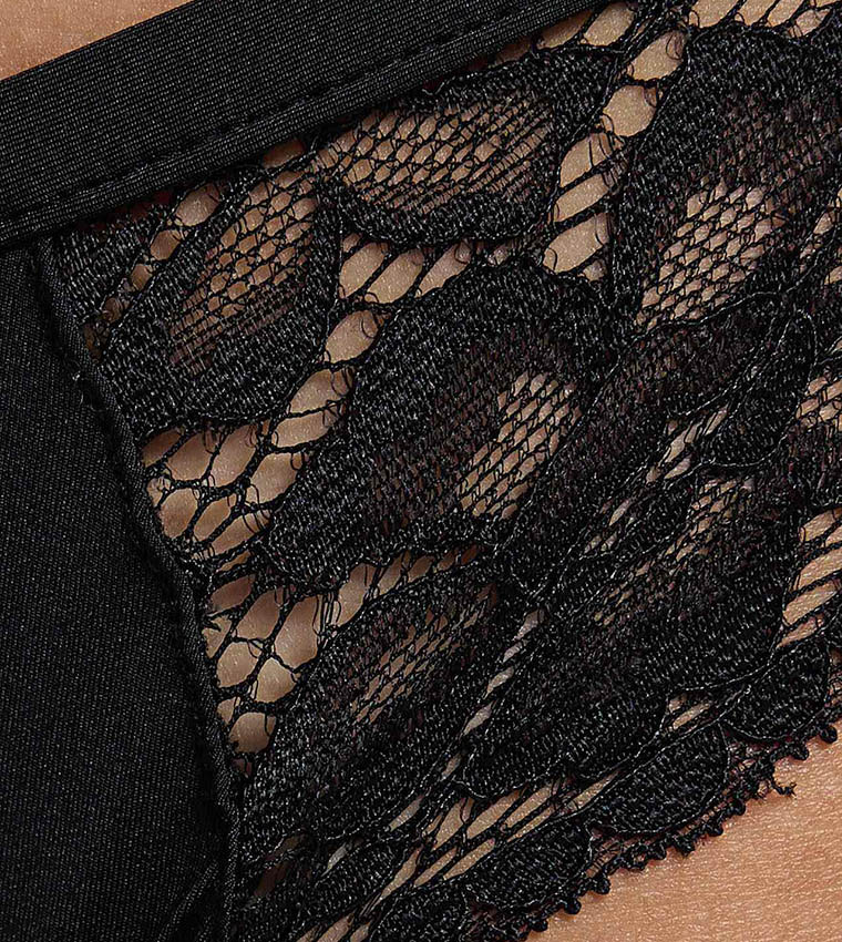Lace Detail Brazilian Brief