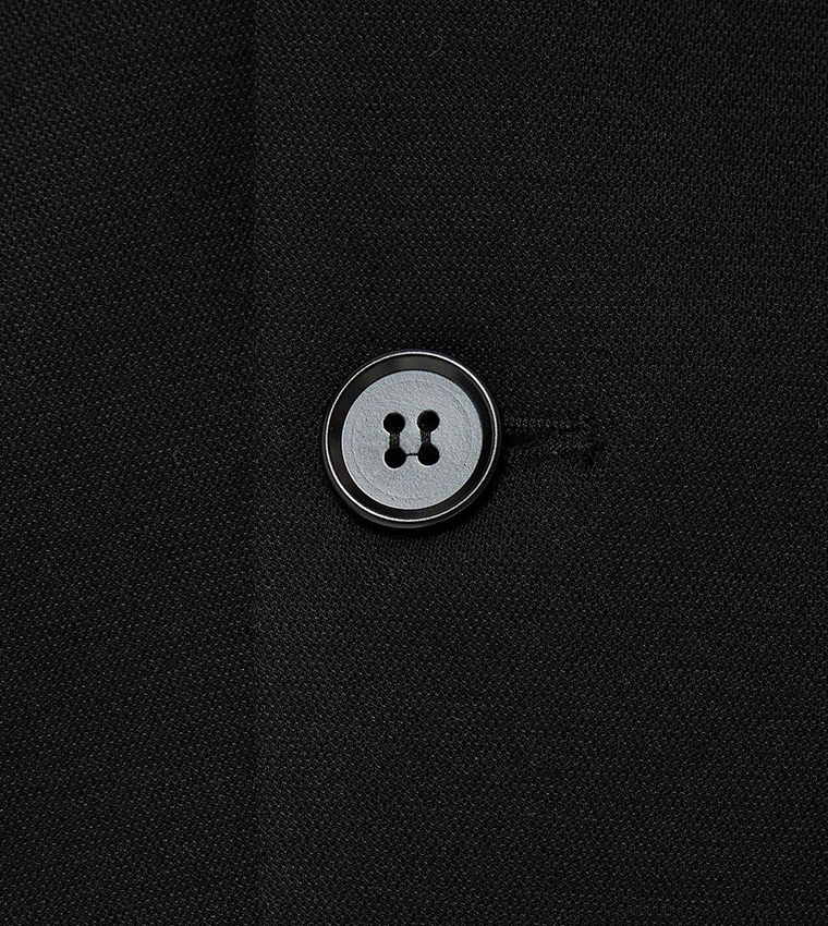 Solid Single Breasted Blazer