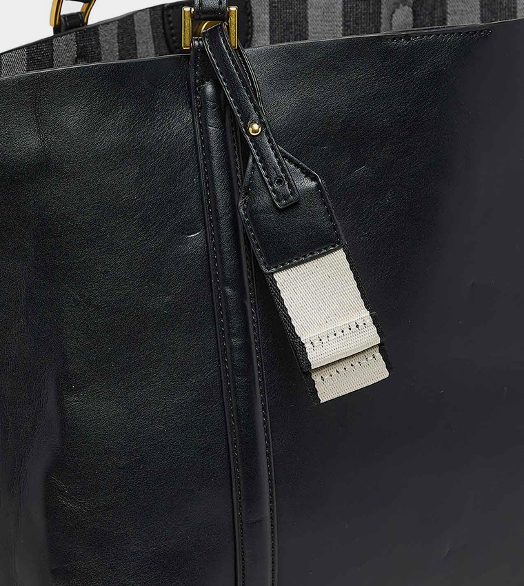 Textured Tote Bag