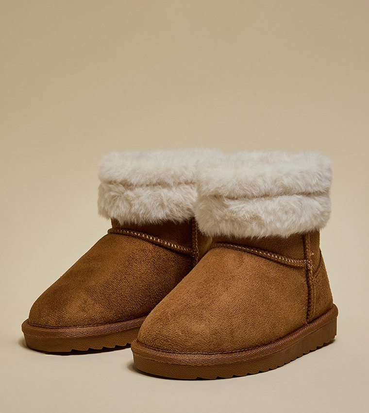 Fur Detail Winter Boots