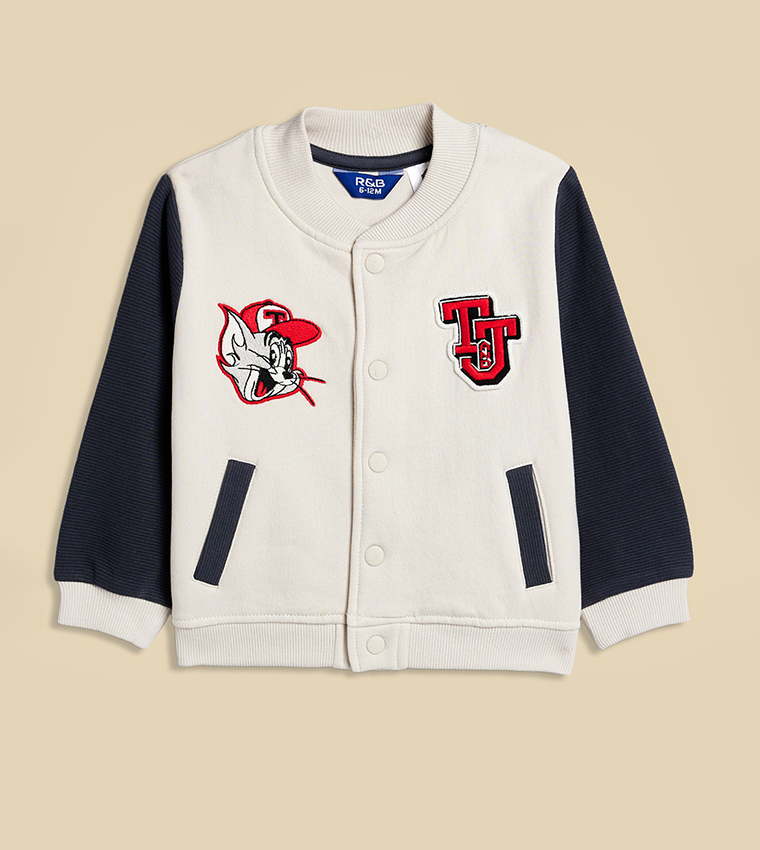 جاكيت مطرز وجوغر - طقم قطعتين 