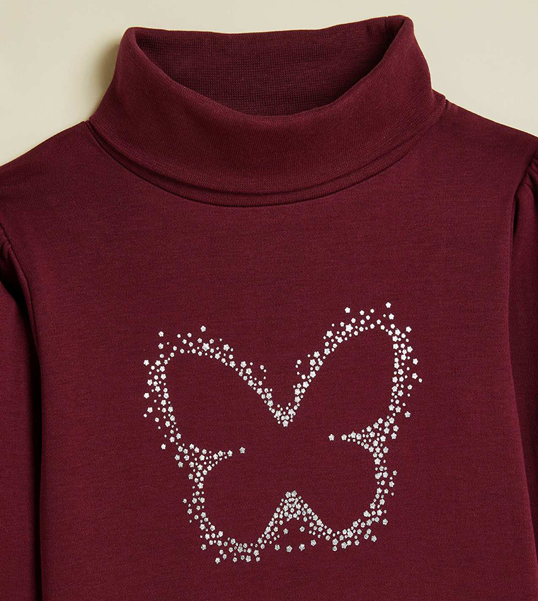 2 Pack Printed Tops with Long Sleeves