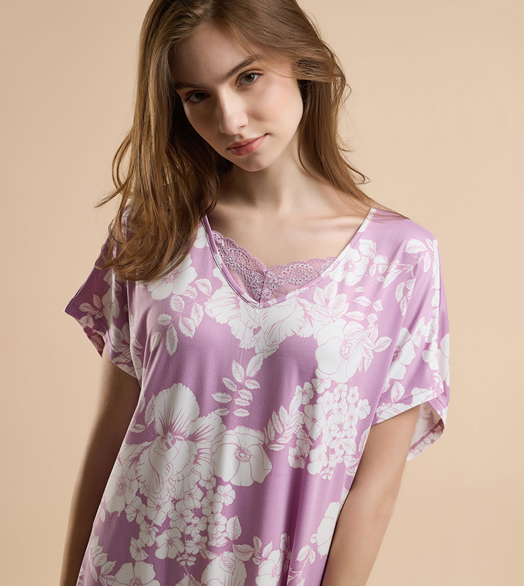 Floral Print Nightdress