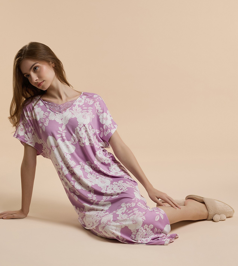 Floral Print Nightdress