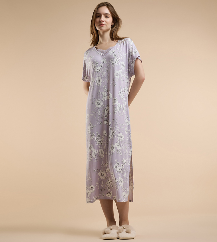 Floral Print Nightdress