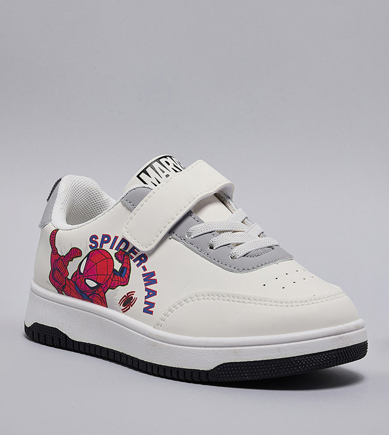 Spider-Man Print Velcro Sneakers