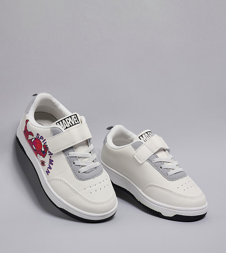 Spider-Man Print Velcro Sneakers
