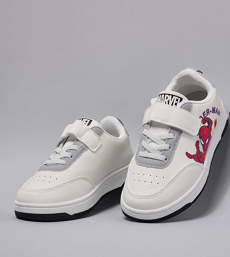 Spider-Man Print Velcro Sneakers