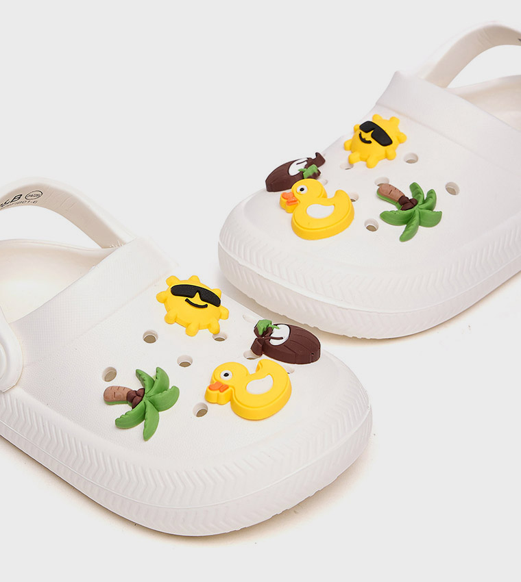 Charms Slingback Clogs