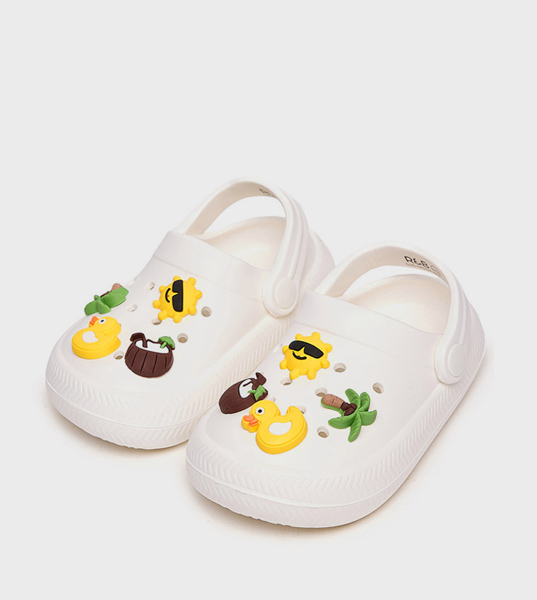 Charms Slingback Clogs
