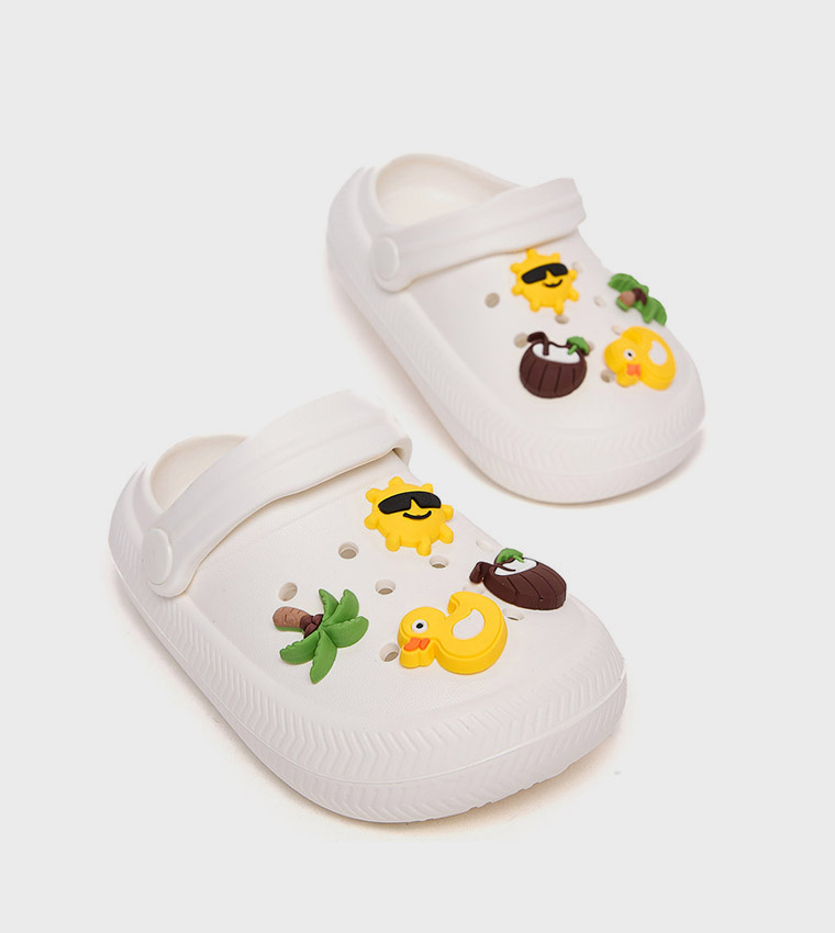Charms Slingback Clogs