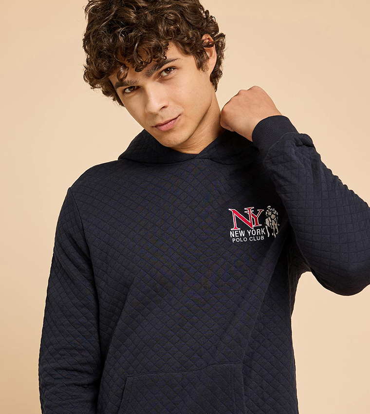 هودي مبطن كم طويل 