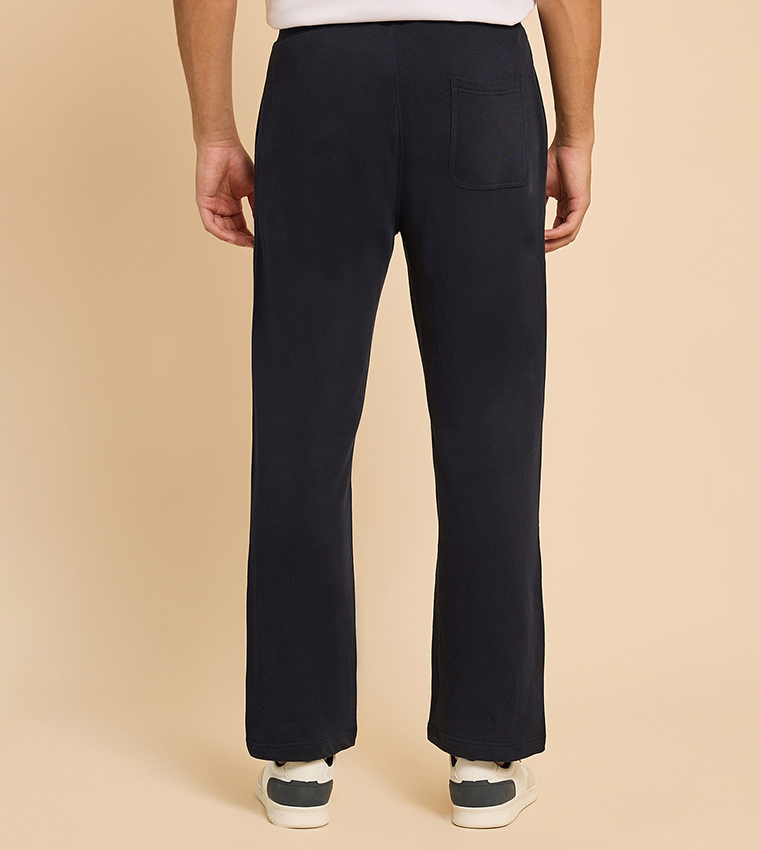 Appliqued Joggers with Drawstring Waist