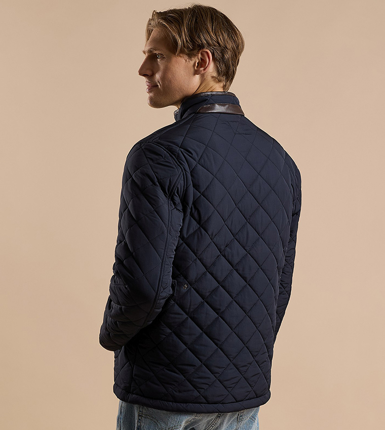 Quilted Jacket with Button Closure