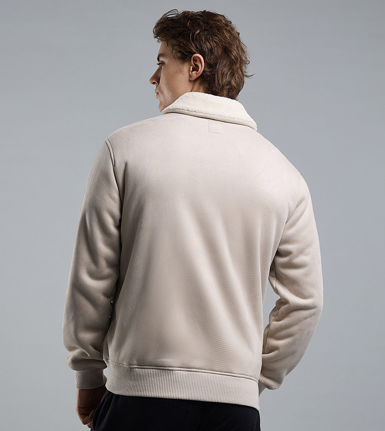 R&B  Casual Jackets - Beige Casual Jackets
