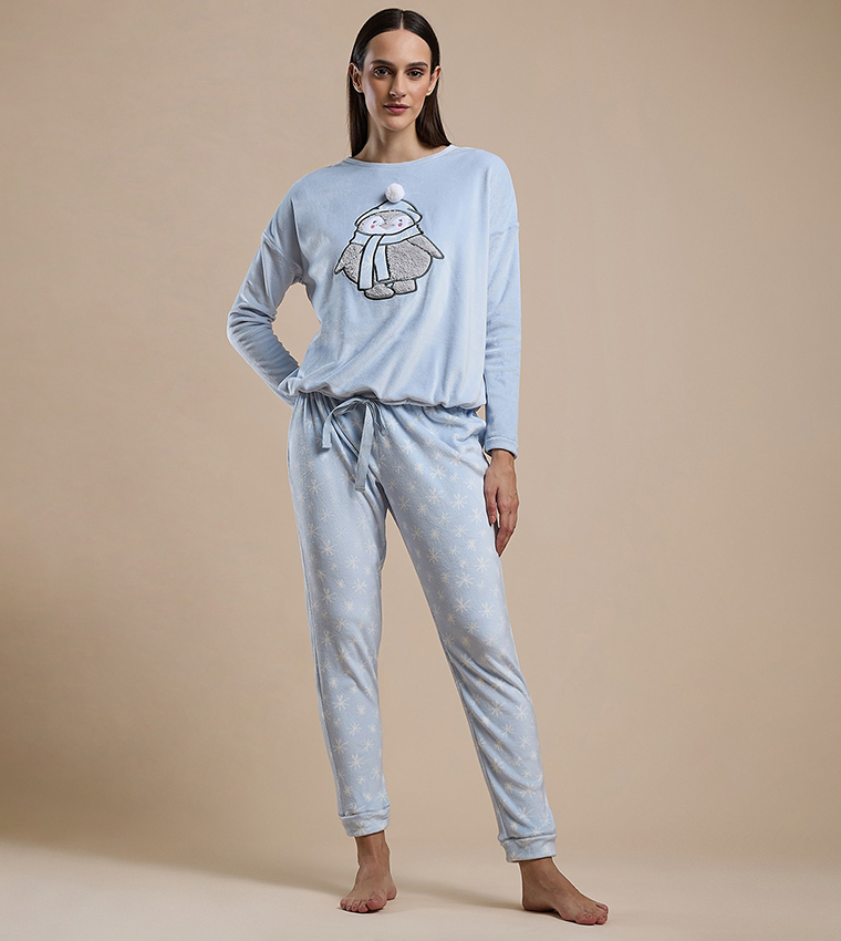 Appliqued Pyjama Set