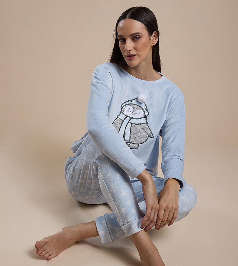 Appliqued Pyjama Set