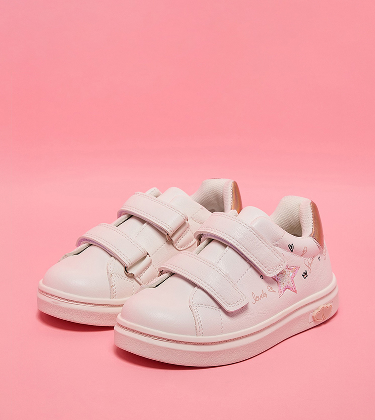 Printed Velcro Sneakers