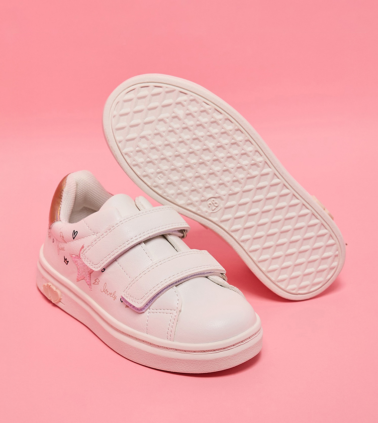 Printed Velcro Sneakers