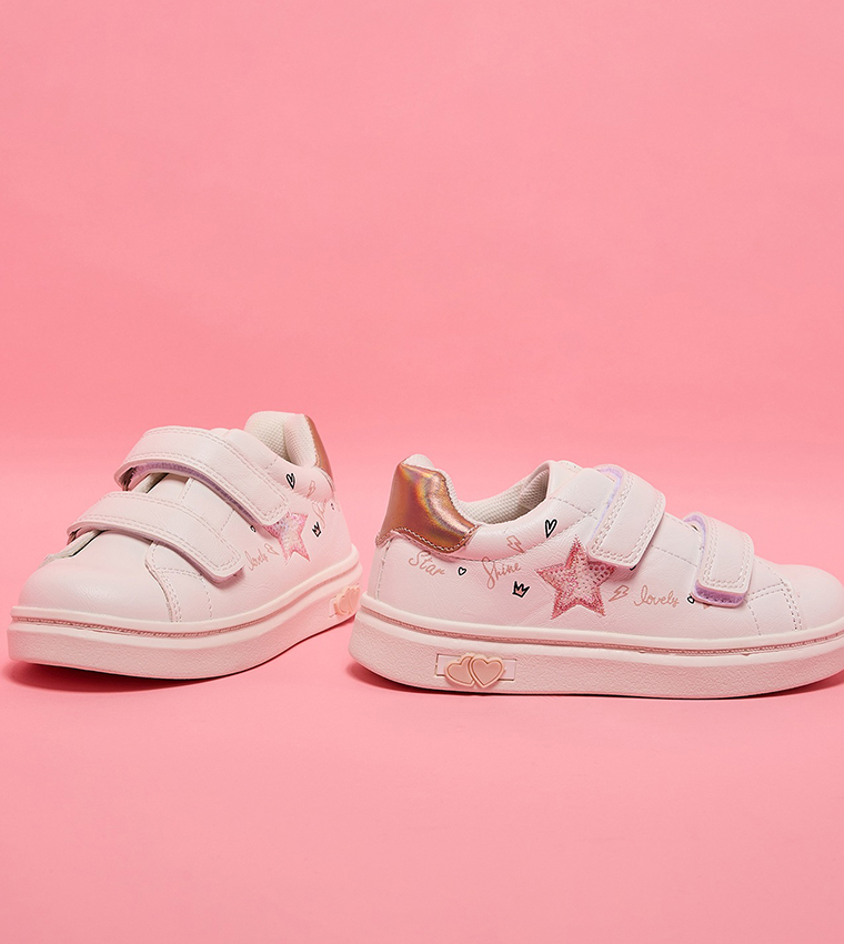 Printed Velcro Sneakers