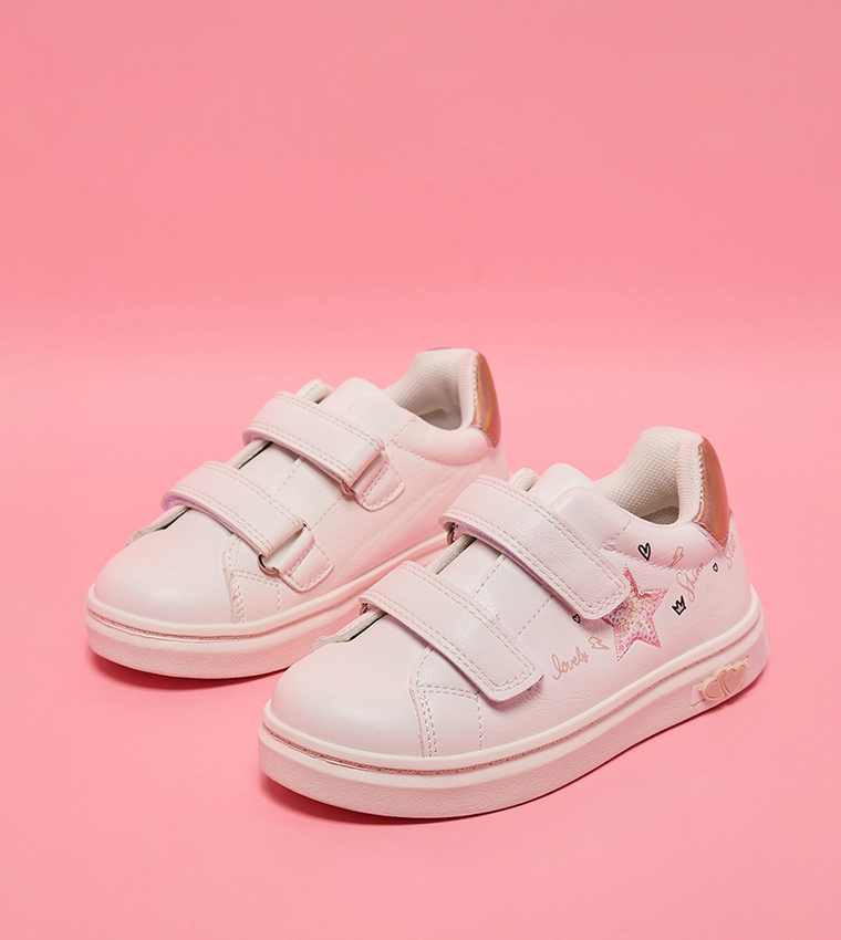 Printed Velcro Sneakers