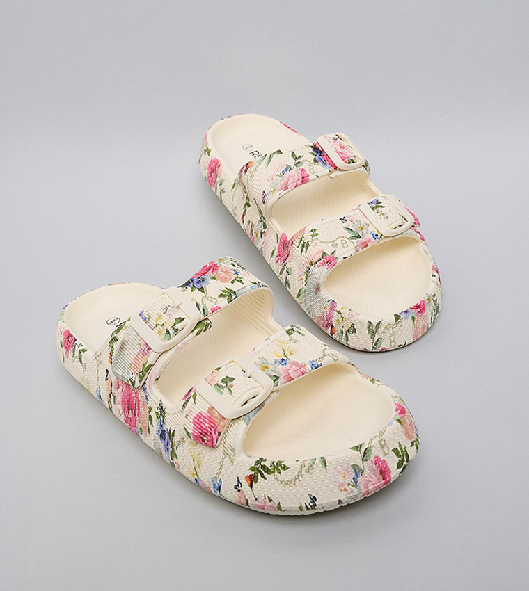 Printed Double Strap Slides