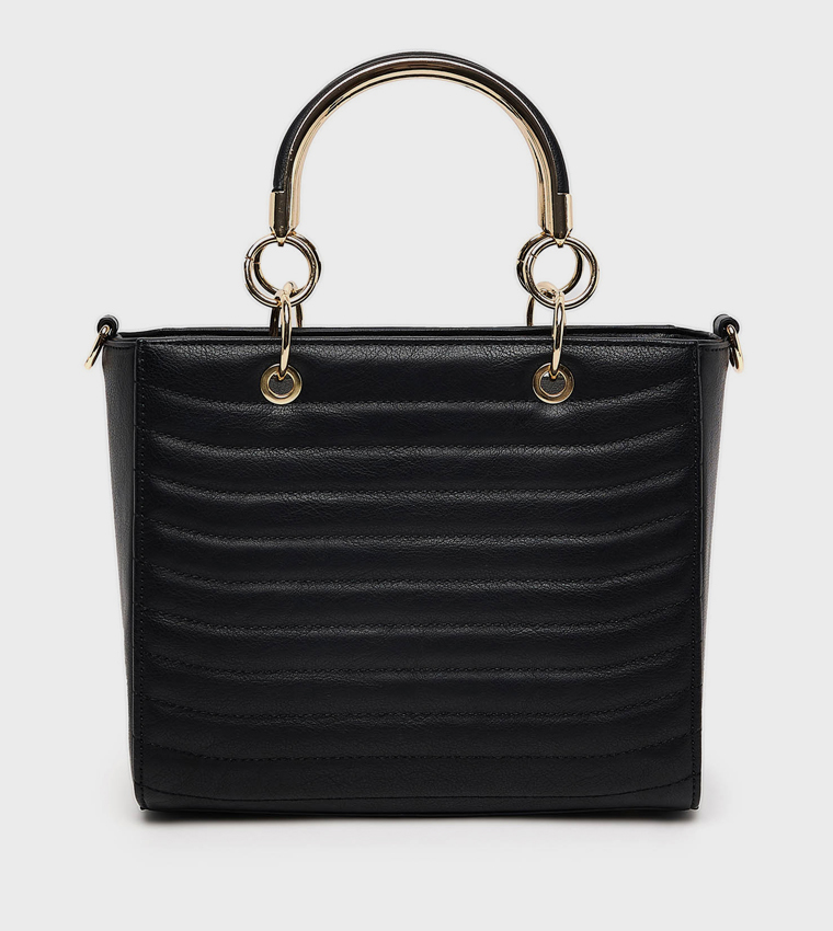 Quilted Satchel Bag