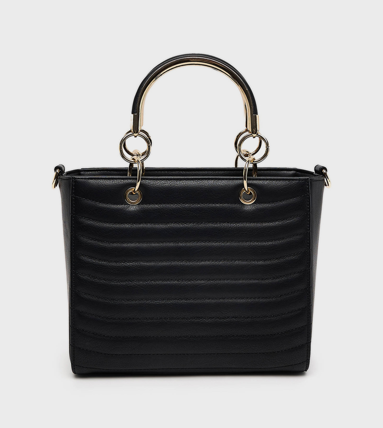 Quilted Satchel Bag