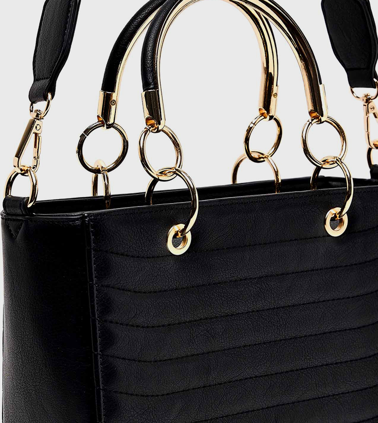 Quilted Satchel Bag