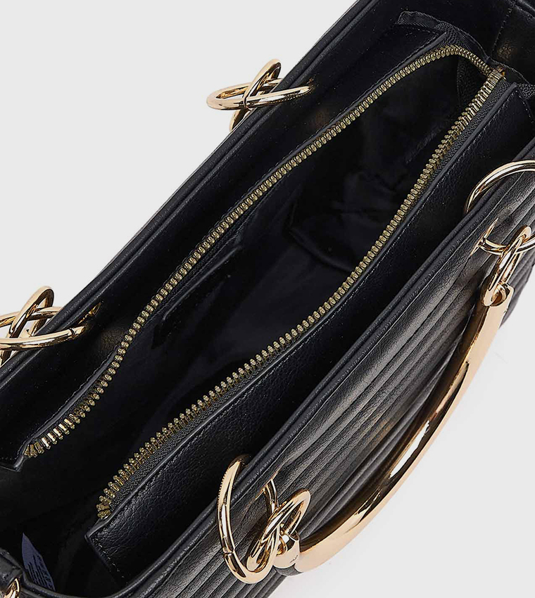 Quilted Satchel Bag