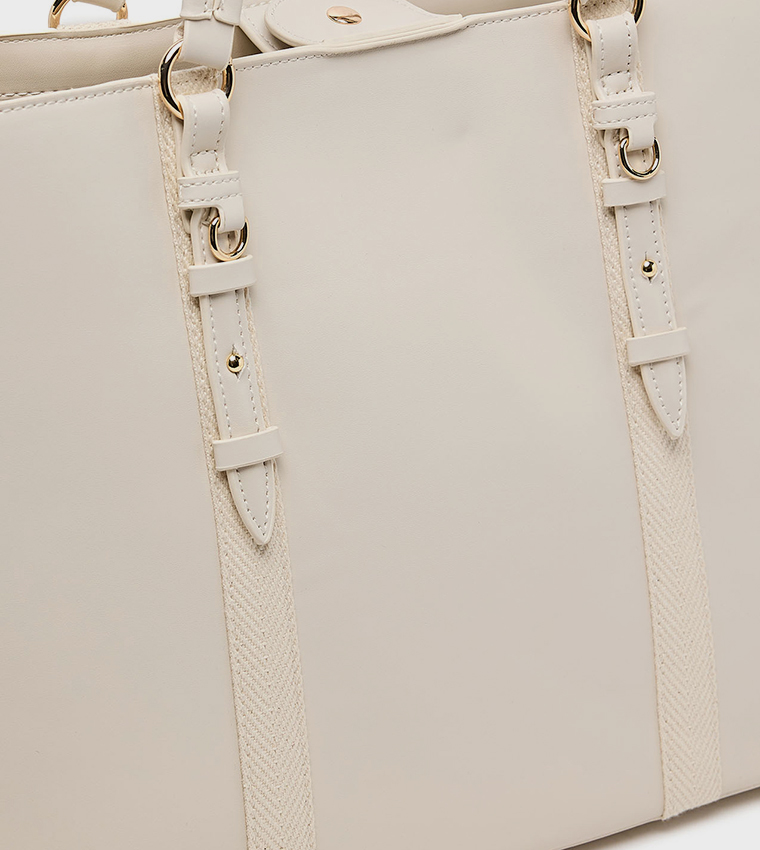 Solid Satchel Bag