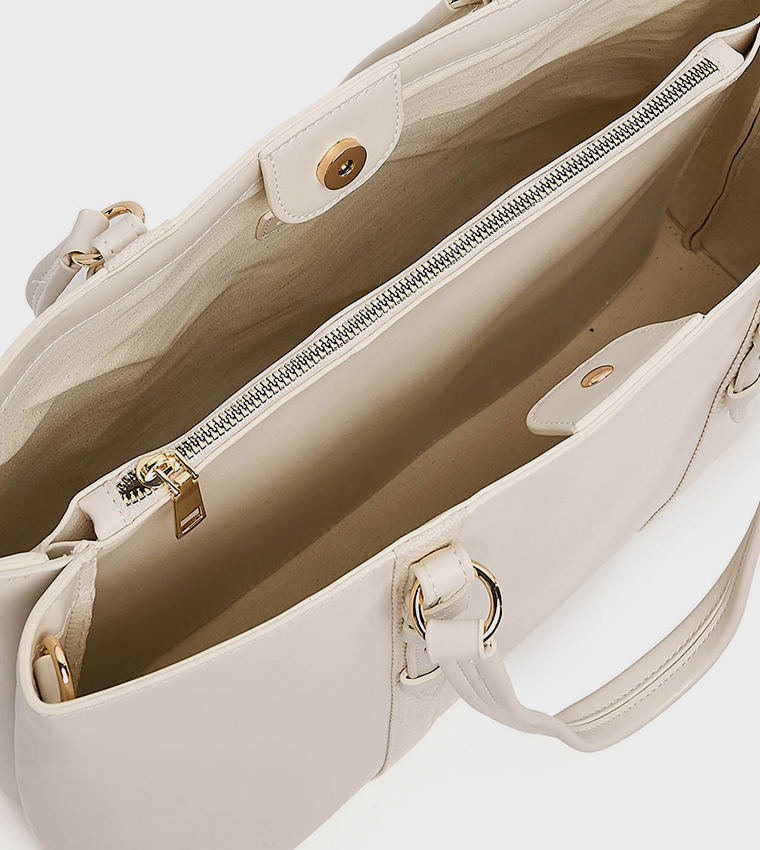 Solid Satchel Bag