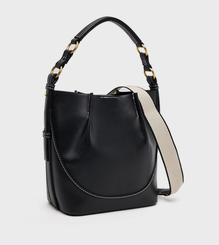 Textured Shoulder Bag