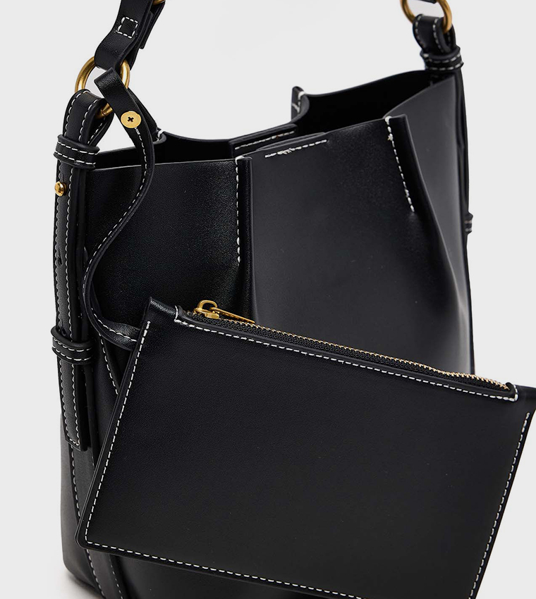 Textured Shoulder Bag