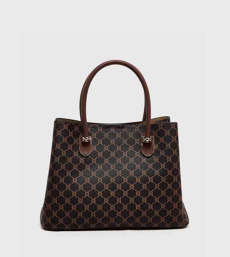 Patterned Satchel Bag