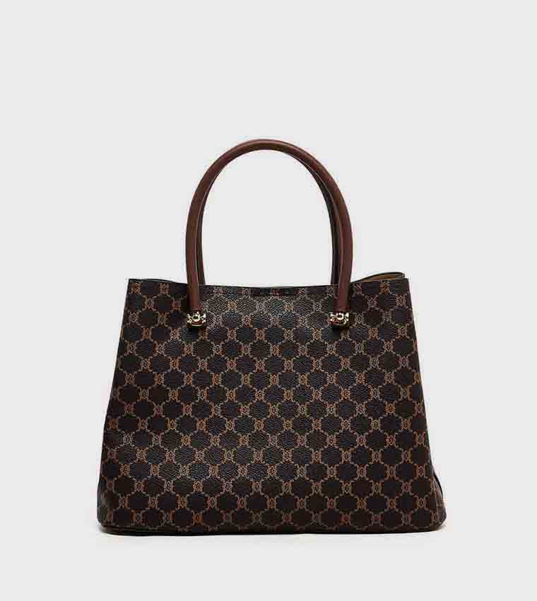 Patterned Satchel Bag