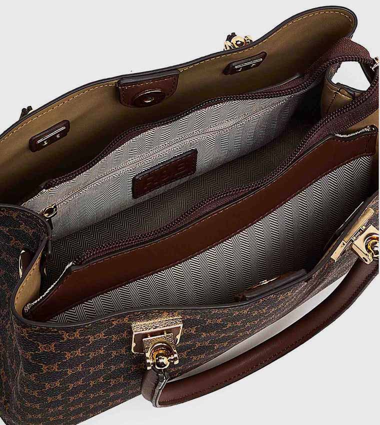 Patterned Satchel Bag